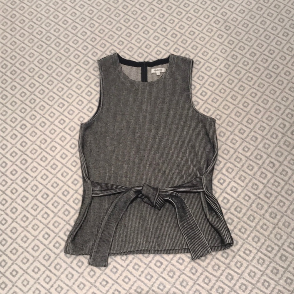 Navy and white summer tunic